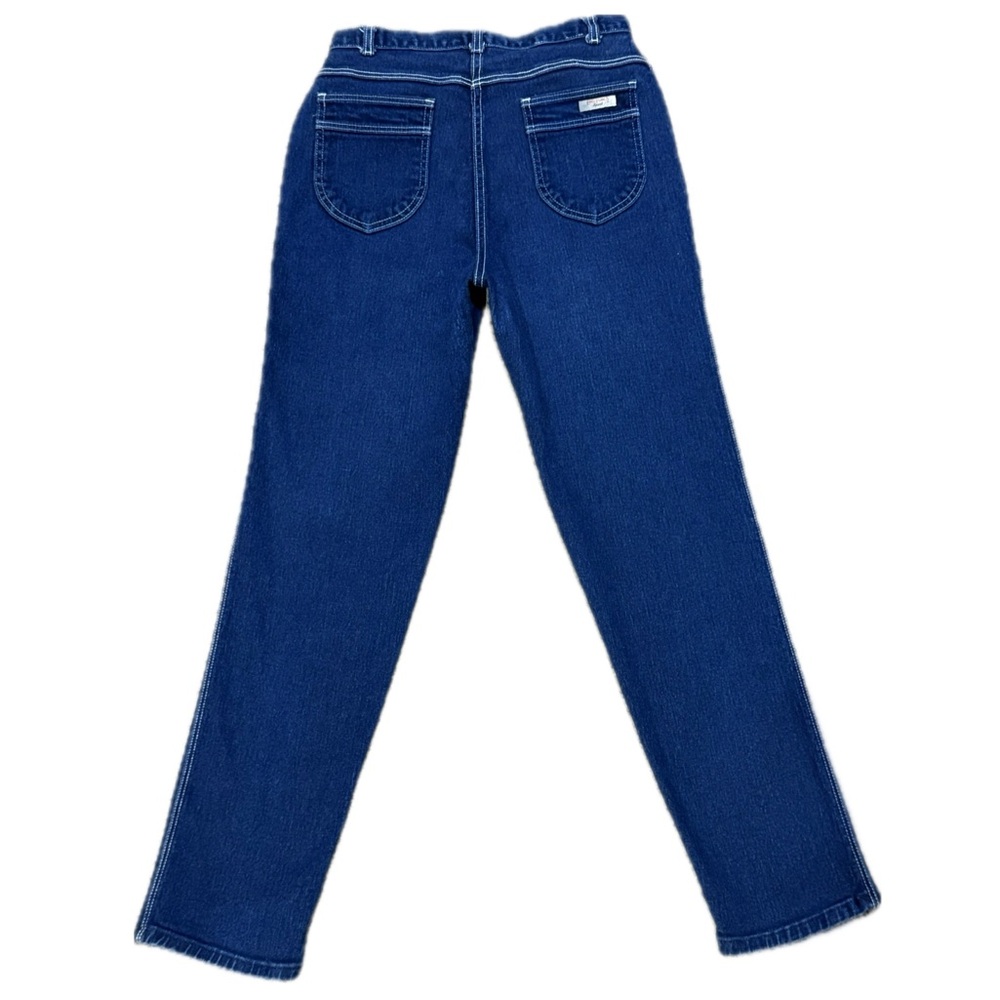 👖🛼 LORD ISAACS Vintage 70s Sport‎ Jeans | Patch Pocket Straight Blue | Sz 9/14